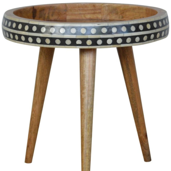 HomeRoots 18" Handcrafted Brown Solid Wood End Table - Versatile Accent Piece for Any Room Décor Style 719333