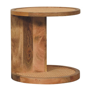 HomeRoots 18" Handcrafted Brown Mango Wood End Table – Unique Charm, Versatile Accent for Any Space 719334