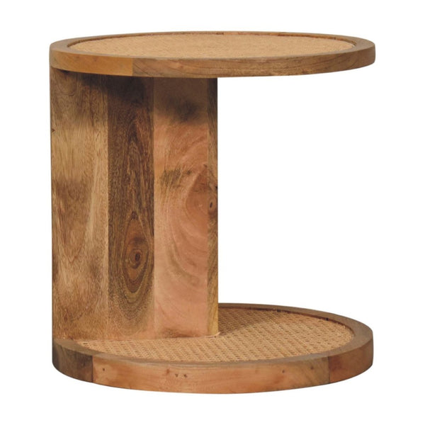 HomeRoots 18" Handcrafted Brown Mango Wood End Table – Unique Charm, Versatile Accent for Any Space 719334