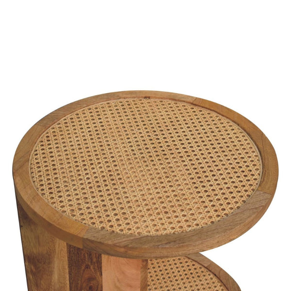 HomeRoots 18" Handcrafted Brown Mango Wood End Table – Unique Charm, Versatile Accent for Any Space 719334