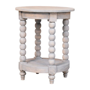 HomeRoots 35" Handcrafted Brown Solid Wood End Table with Drawer & Shelf for Stylish Home Organization 719338