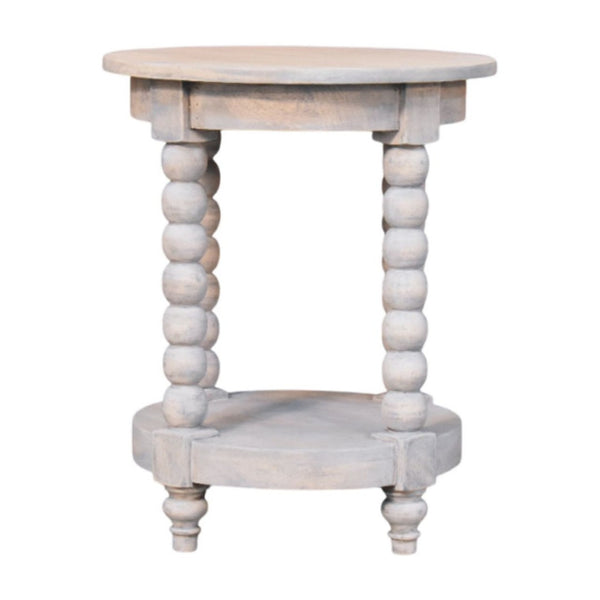 HomeRoots 35" Handcrafted Brown Solid Wood End Table with Drawer & Shelf for Stylish Home Organization 719338