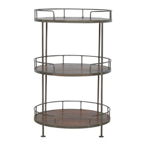HomeRoots 24" Handcrafted Brown Solid Wood End Table with Drawer & Shelf – Versatile, Timeless Design for Any Room 719339