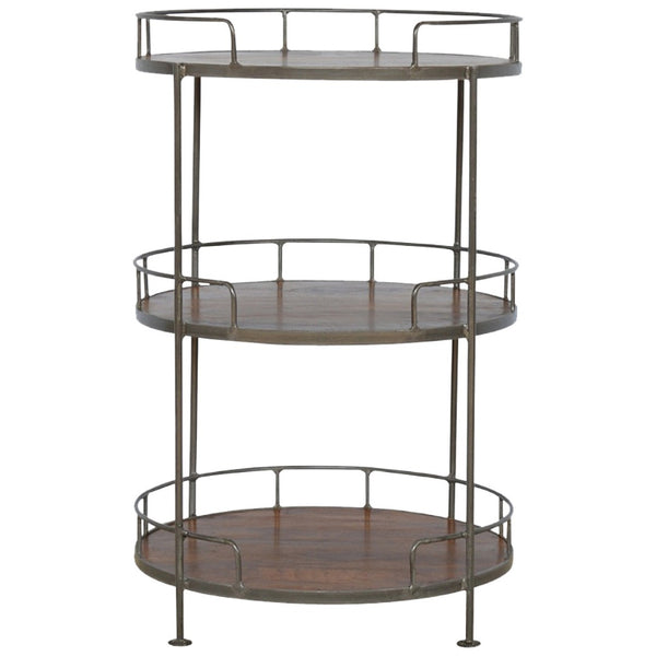 HomeRoots 24" Handcrafted Brown Solid Wood End Table with Drawer & Shelf – Versatile, Timeless Design for Any Room 719339