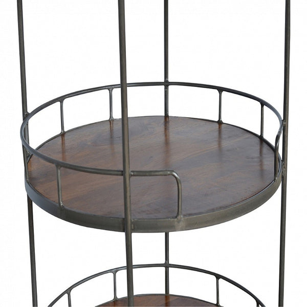 HomeRoots 24" Handcrafted Brown Solid Wood End Table with Drawer & Shelf – Versatile, Timeless Design for Any Room 719339