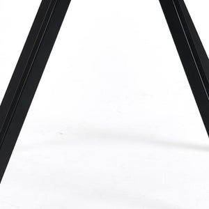 HomeRoots Set of Two Modern Espresso Faux Suede Dining Arm Chairs with Swivel Steel Legs for Comfort & Style 719344