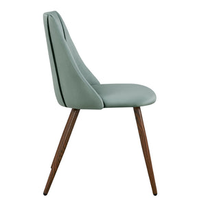 HomeRoots Set of Two 27" Gray and Oak Swivel Bar Chairs - Stylish, Comfortable, and Space-Saving Seating Solution 719346
