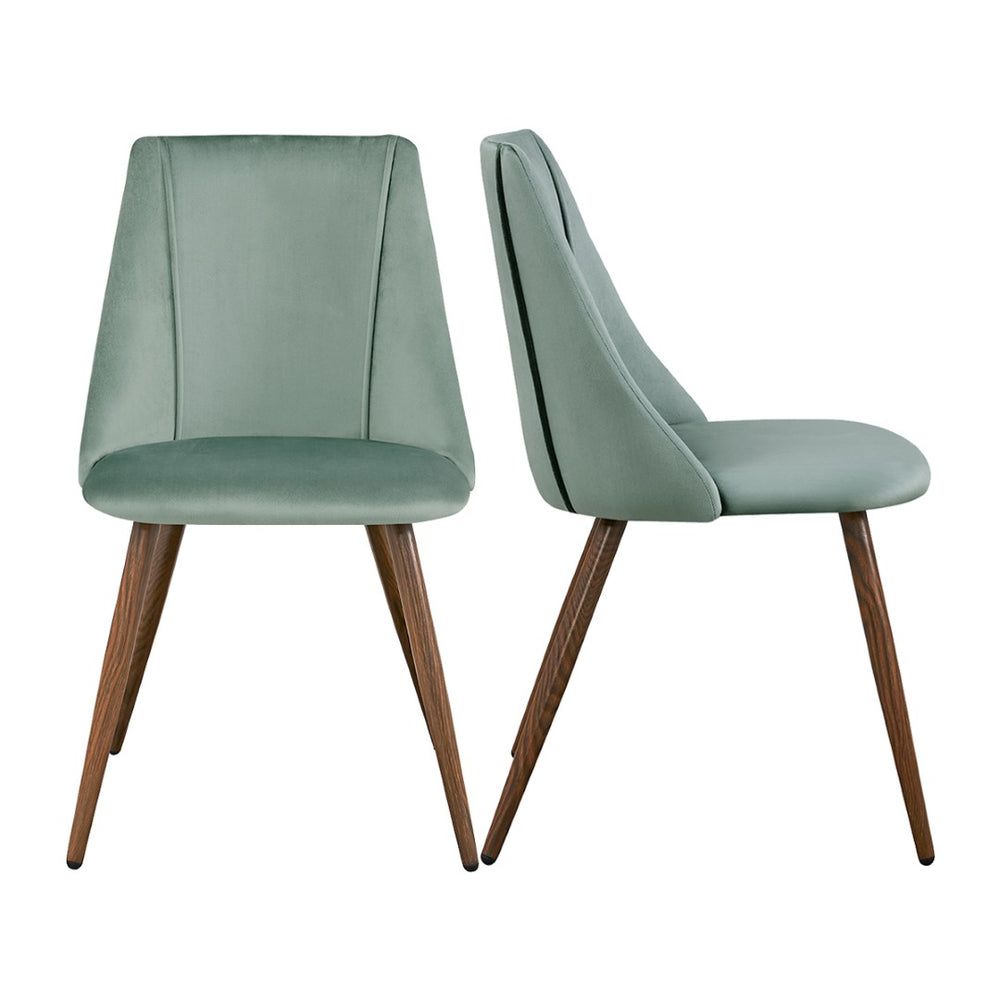 HomeRoots Set of Two 27" Gray and Oak Swivel Bar Chairs - Stylish, Comfortable, and Space-Saving Seating Solution 719346