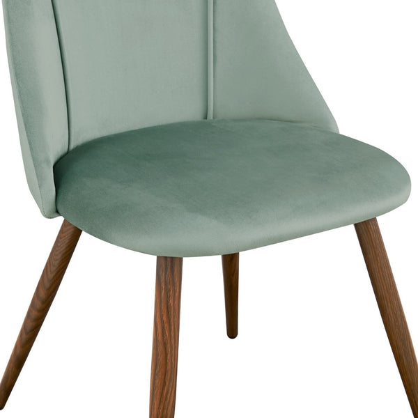 HomeRoots Set of Two 27" Gray and Oak Swivel Bar Chairs - Stylish, Comfortable, and Space-Saving Seating Solution 719346