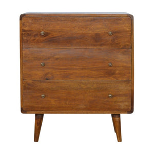 HomeRoots 24" Solid Wood Sideboard in Rich Brown Finish - Stylish Storage Solution for Every Room & Occasion 719349
