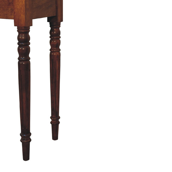 HomeRoots 28" Brown Solid Wood Sideboard with 3 Drawers - Stylish Storage Solution for Any Room Decor 719350