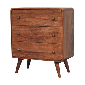 HomeRoots 53" Brown Solid Wood Sideboard - Six Drawer Storage Cabinet with Modern Design for Any Room 719359