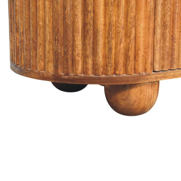HomeRoots 53" Solid Wood Sideboard with Six Drawers - Elegant Storage Solution for Dining, Living, or Office 719360