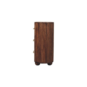 HomeRoots 33" Brown Solid Wood Sideboard with Three Drawers – Elegant Storage Solution for Any Room Décor 719361