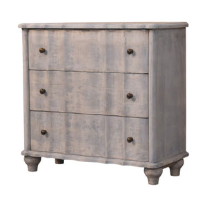 HomeRoots 33" Brown Solid Wood Sideboard with 3 Drawers – Stylish Storage Solution for Any Room in Your Home! 719362