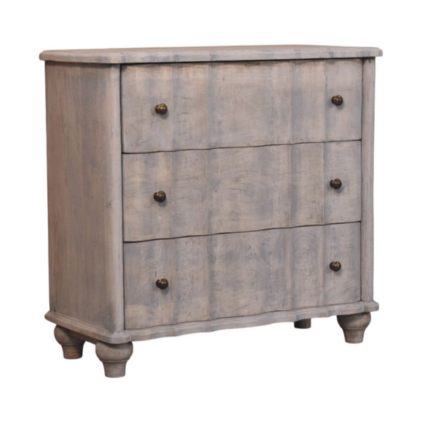 HomeRoots 33" Brown Solid Wood Sideboard with 3 Drawers – Stylish Storage Solution for Any Room in Your Home! 719362