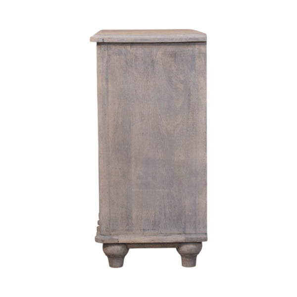HomeRoots 33" Brown Solid Wood Sideboard with 3 Drawers – Stylish Storage Solution for Any Room in Your Home! 719362