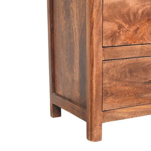 HomeRoots 28" Brown Solid Wood Sideboard with Three Drawers – Stylish Storage for Any Room in Your Home! 719366