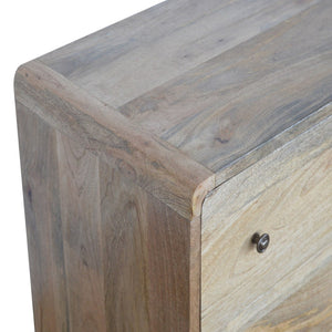 HomeRoots 22" Elegant Brown Solid Wood Sideboard with Three Drawers for Stylish Home Organization and Storage 719367