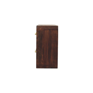 HomeRoots 47" Brown Solid Wood Sideboard with Four Drawers - Stylish Storage Solution for Any Room! 719373