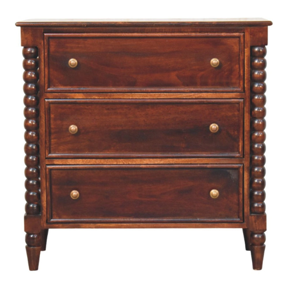 HomeRoots 59" Brown Solid Wood Sideboard with Two Drawers - Modern Storage Solution for Any Room Decor! 719377