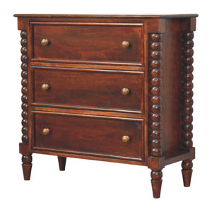 HomeRoots 59" Brown Solid Wood Sideboard with Two Drawers - Modern Storage Solution for Any Room Decor! 719377