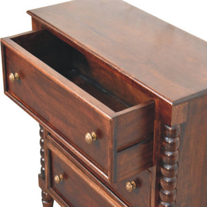 HomeRoots 59" Brown Solid Wood Sideboard with Two Drawers - Modern Storage Solution for Any Room Decor! 719377