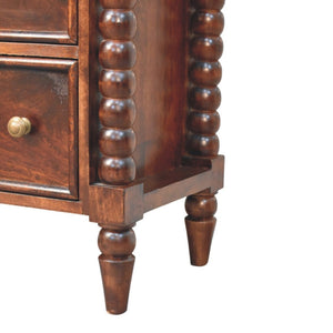 HomeRoots 59" Brown Solid Wood Sideboard with Two Drawers - Modern Storage Solution for Any Room Decor! 719377