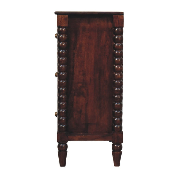 HomeRoots 59" Brown Solid Wood Sideboard with Two Drawers - Modern Storage Solution for Any Room Decor! 719377