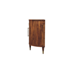 HomeRoots 35" Chic Solid Wood Four Drawer Sideboard - Modern Storage Solution for Home Décor & Organization 719381