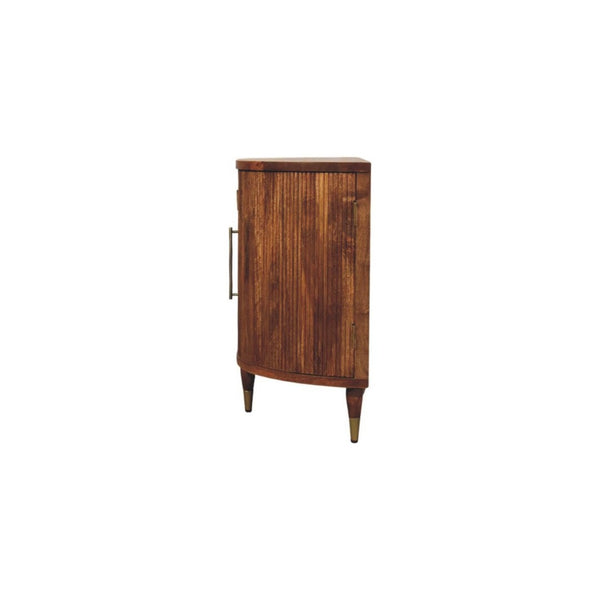 HomeRoots 35" Chic Solid Wood Four Drawer Sideboard - Modern Storage Solution for Home Décor & Organization 719381