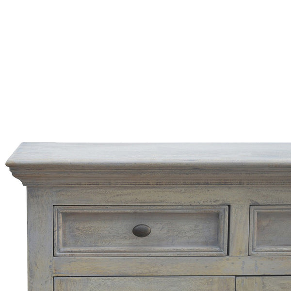 HomeRoots 32" Stylish Solid Wood Sideboard with Two Drawers - Contemporary Design for Versatile Storage Solutions 719385