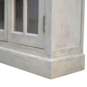 HomeRoots 32" Stylish Solid Wood Sideboard with Two Drawers - Contemporary Design for Versatile Storage Solutions 719385