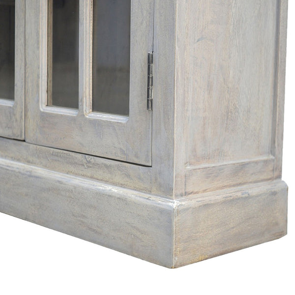 HomeRoots 32" Stylish Solid Wood Sideboard with Two Drawers - Contemporary Design for Versatile Storage Solutions 719385