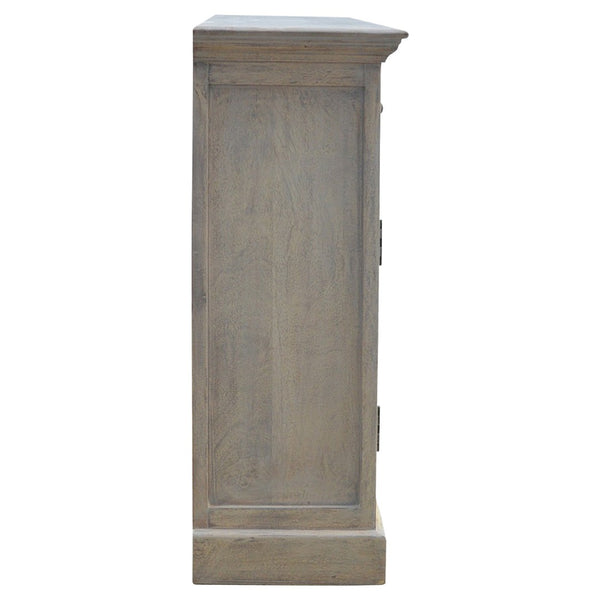 HomeRoots 32" Stylish Solid Wood Sideboard with Two Drawers - Contemporary Design for Versatile Storage Solutions 719385