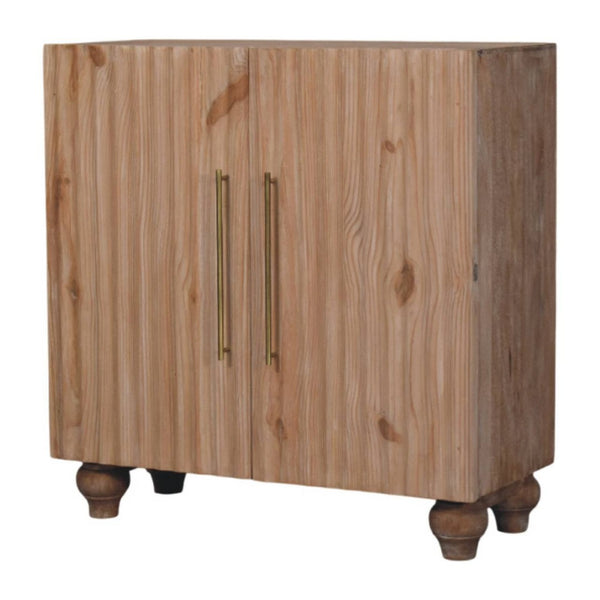 HomeRoots 57" Solid Wood Sideboard with Five Drawers - Versatile Brown Storage Solution for Any Room Decor 719386