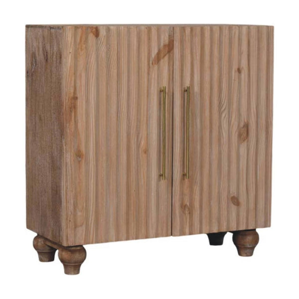 HomeRoots 57" Solid Wood Sideboard with Five Drawers - Versatile Brown Storage Solution for Any Room Decor 719386