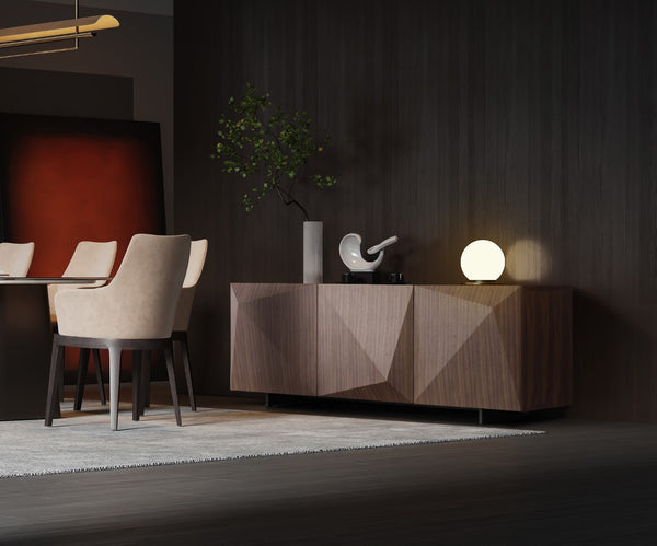 HomeRoots 94" Dark Gray Wood Sideboard with Soft-Close Doors, Modern Design & Versatile Storage Solutions 719398