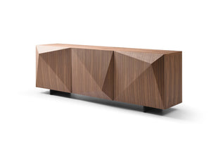 HomeRoots 94" Dark Gray Wood Sideboard with Soft-Close Doors, Modern Design & Versatile Storage Solutions 719398