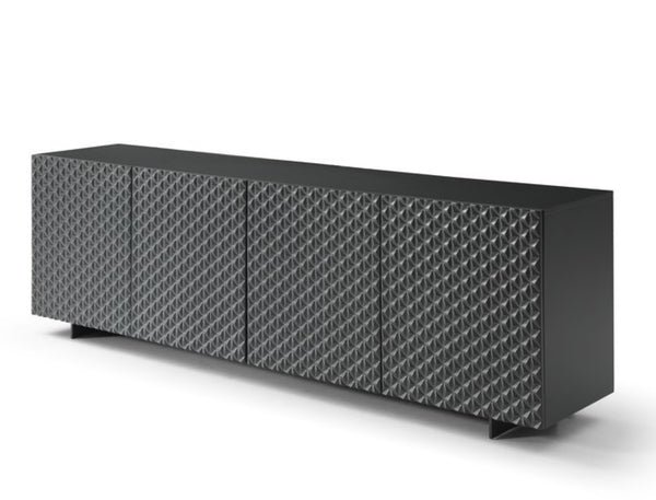 HomeRoots 94" Gold Wood Sideboard - Stylish Storage Solution with Soft-Close Doors for Modern Spaces 719399
