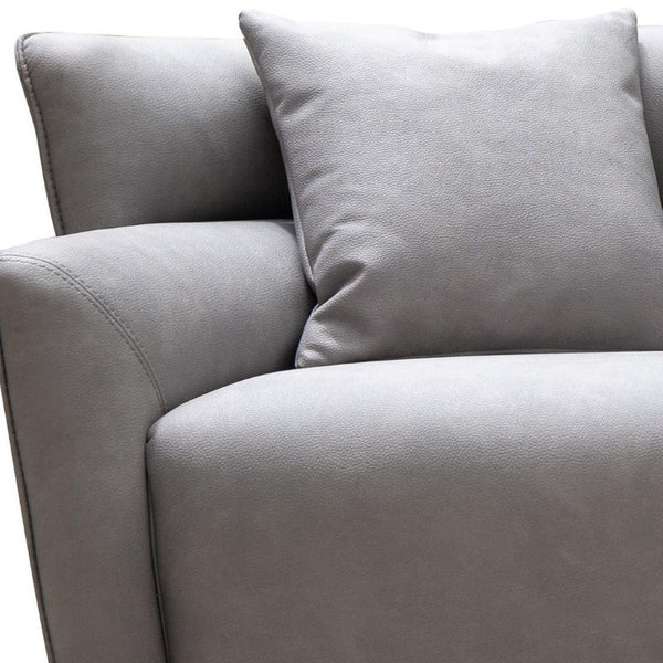 100 Inch Nubuck Leather Sofa with Premium Upholstery for Spacious Living Rooms