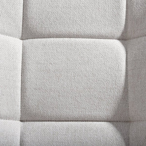 HomeRoots 28" Stylish Beige and Black Upholstered Armchair with Solid Wood Frame for Modern Home Decor 719436