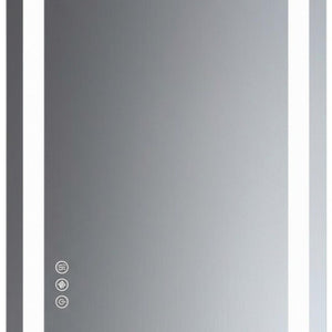 36 Inch Lighted Frameless Bathroom Vanity Mirror with Led Illumination for Modern Wall Decor