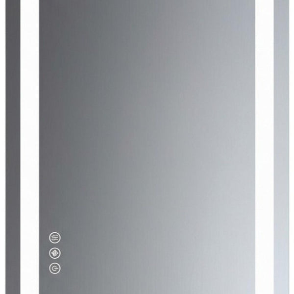 36 Inch Lighted Frameless Bathroom Vanity Mirror with Led Illumination for Modern Wall Decor