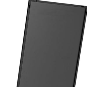 63 Inch Metal Frame Full Length Leaning Floor Mirror Elegant Statement Piece for Bedroom