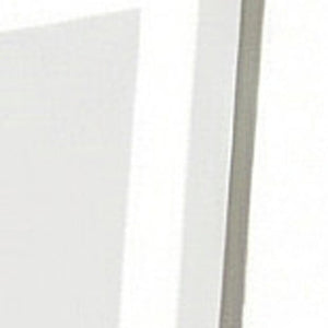 71 Inch Silver Framed Lighted Leaning Floor Mirror with Freestanding Full Length Design