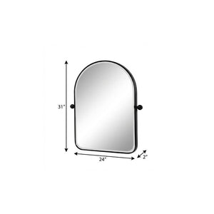 I Need to Create a Common Title for a 31-inch Iron Arch Tilting Framed Bathroom Vanity Mirror.