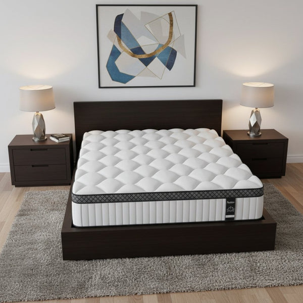 HomeRoots 10" Hybrid Foam Mattress – Experience Restorative Sleep with Pressure Relief, Support & Cool Comfort! King 719533