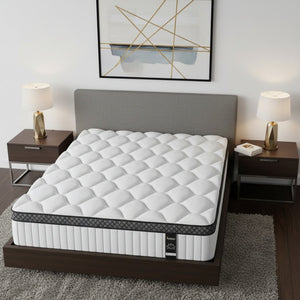 HomeRoots 12" Hybrid Foam Mattress - Ultimate Comfort, Support & Temperature Control for Restful Sleep Experience Twin 719534