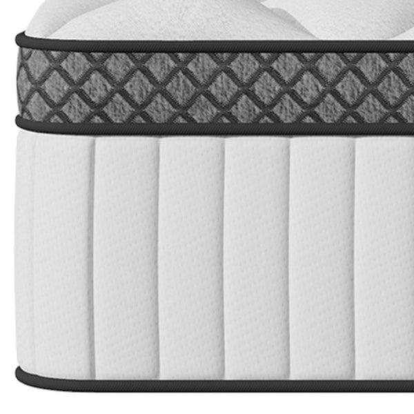 HomeRoots 12" Hybrid Foam Mattress - Ultimate Comfort, Support & Temperature Control for Restful Sleep Experience King 719537